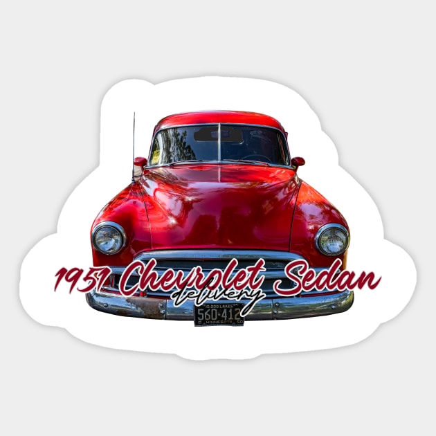 1951 Chevrolet Sedan Delivery Sticker by Gestalt Imagery